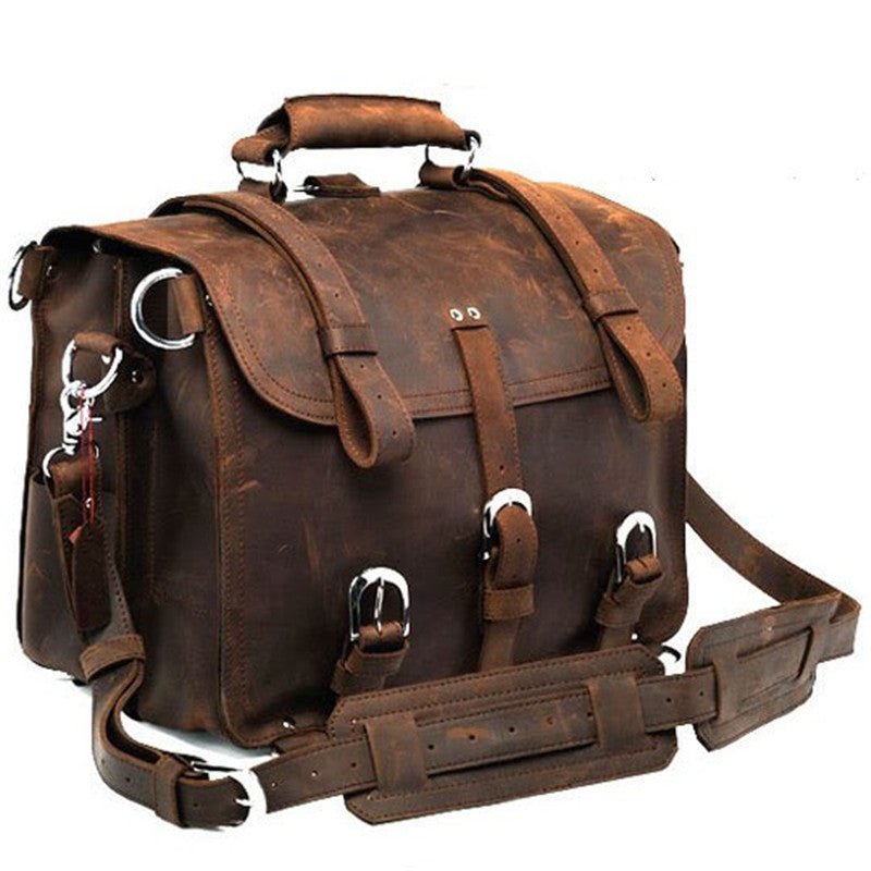 Men's  Leather Travel Bag